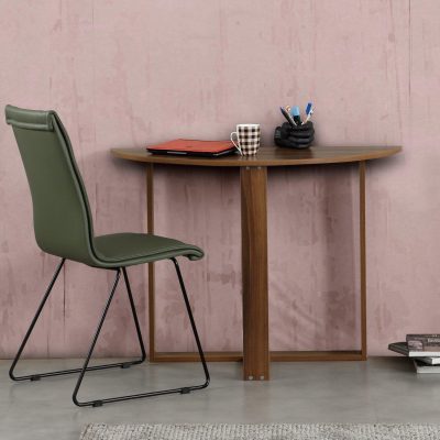 Masa living, Middle, Alb - Gri - Nuc - Sonoma - Stejar, 106 x 45 x 77 cm - Nuc