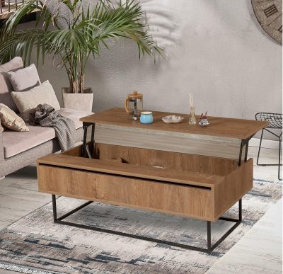 Masuta de Cafea Est, Nuc, 120x60x43 cm - Nuc