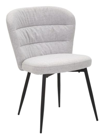 Mauro Ferretti Scaun Losanna Gri Set 2 Bucati cm 58X60,5X85 | Aosom Romania