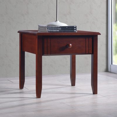 Noptiera Juliene cu sertar, nuc, 50x44x46 cm - Nuc