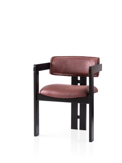 Scaun Cozy - 047, Negru - Roșu, 57x44x76 cm - Negru - Roșu
