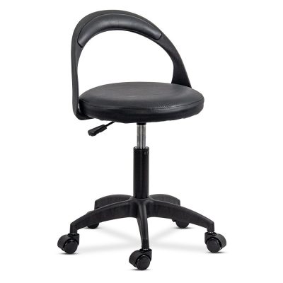 Scaun de birou operativ si rotativ, piele sintetica OFF 1020 negru