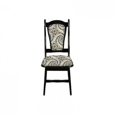 Scaun IZA, cadru wenge + stofa print 04, 45x45x95 cm