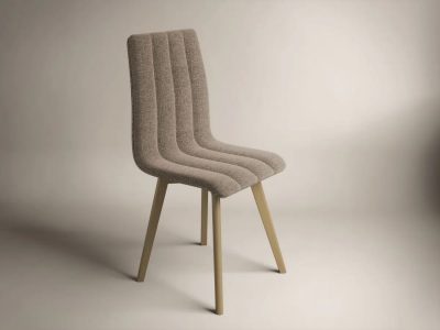 Scaun Karma Tapitat Cappuccino Maro / Stejar