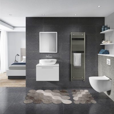 Set Covor de baie (2 bucati) - Maro