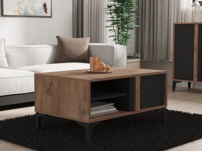 Set mobilă pentru sufragerie Laçin, Atlantic - Antracit, 180x40x50 cm - Antracit