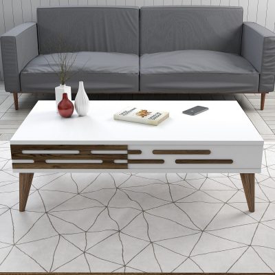 Set mobilă pentru sufragerie Valensiya 140, Diverse culori, 140x45x35 cm - Alb