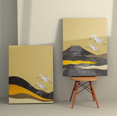 Tablou Canvas (2 bucăți) Artistic 4, Multicolor, 150x100 cm - Multicolor