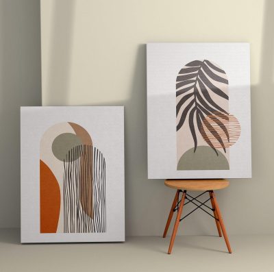 Tablou Canvas (2 bucăți) Artistic 8, Multicolor, 110x70 cm - Multicolor