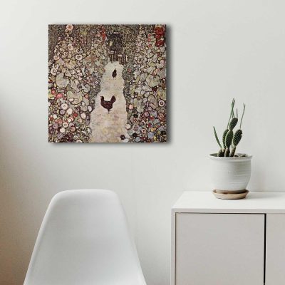 Tablou Canvas 4545KLIMT008, Multicolor, 45x45 cm - Multicolor