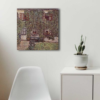 Tablou Canvas 4545KLIMT011, Multicolor, 45x45 cm - Multicolor
