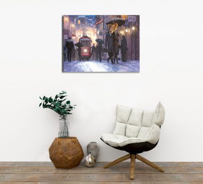 Tablou canvas DC333, Multicolor, 30x40x3 cm - Multicolor