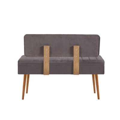 Taburet Vina 1501 - 1 - Anthracite, Atlantic, Pin atlantic - Antracit, 110x40x83 cm - Antracit - Natural